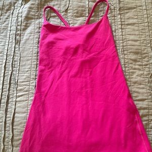 Lululemon pink workout tank top